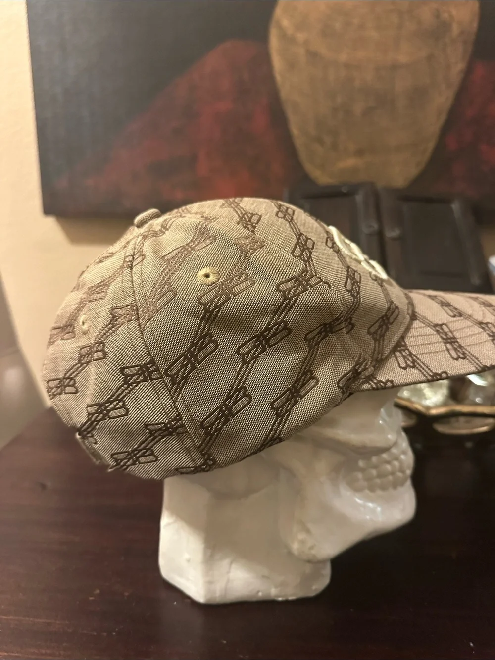 BB Logo Baseball Cap in Brown